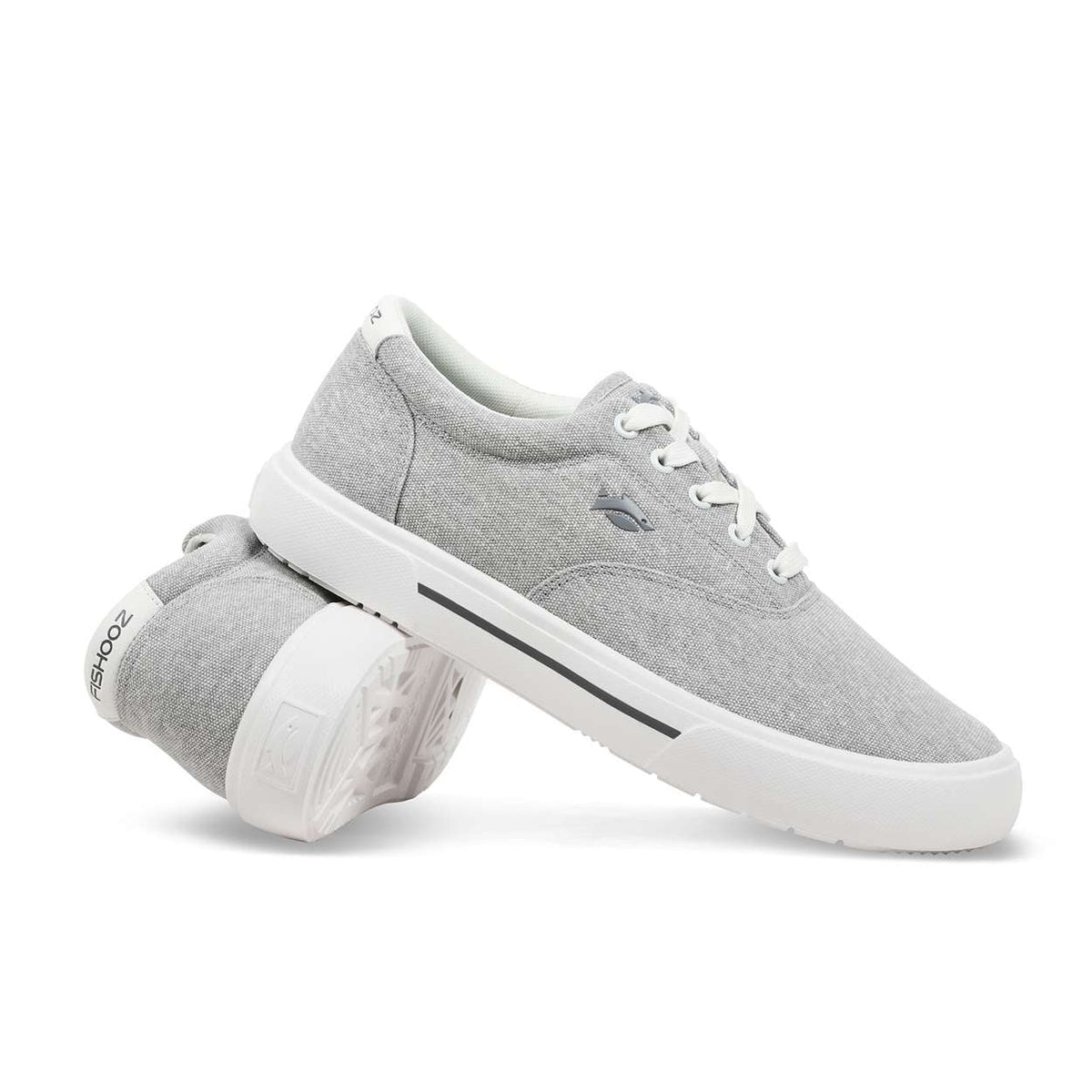 Fishooz Men's Sunwashed Lace Grey/White