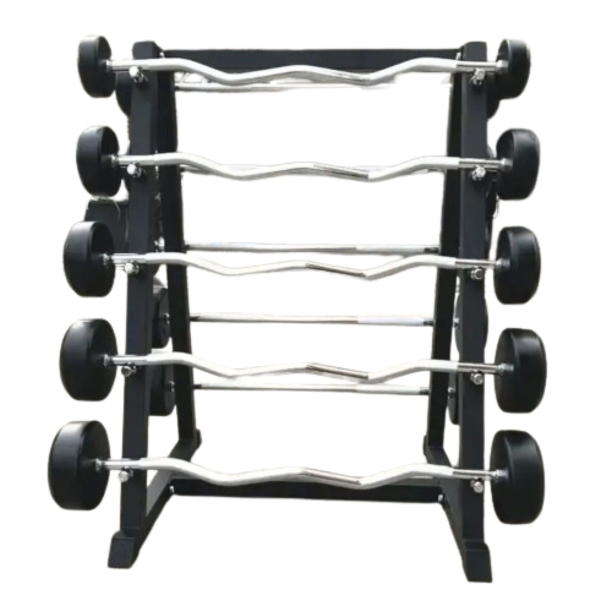 HAJEX Straight and EZ Curl Fixed Round Head Weight Barbells - Single Bars or Full Sets, 20 to 150 LB