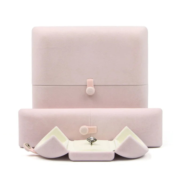 Long Luxury Necklace Packaging Ring Jewellery Necklace Box Red Black Custom Jewelry Box Packaging Luxury Set Jewelry Packaging