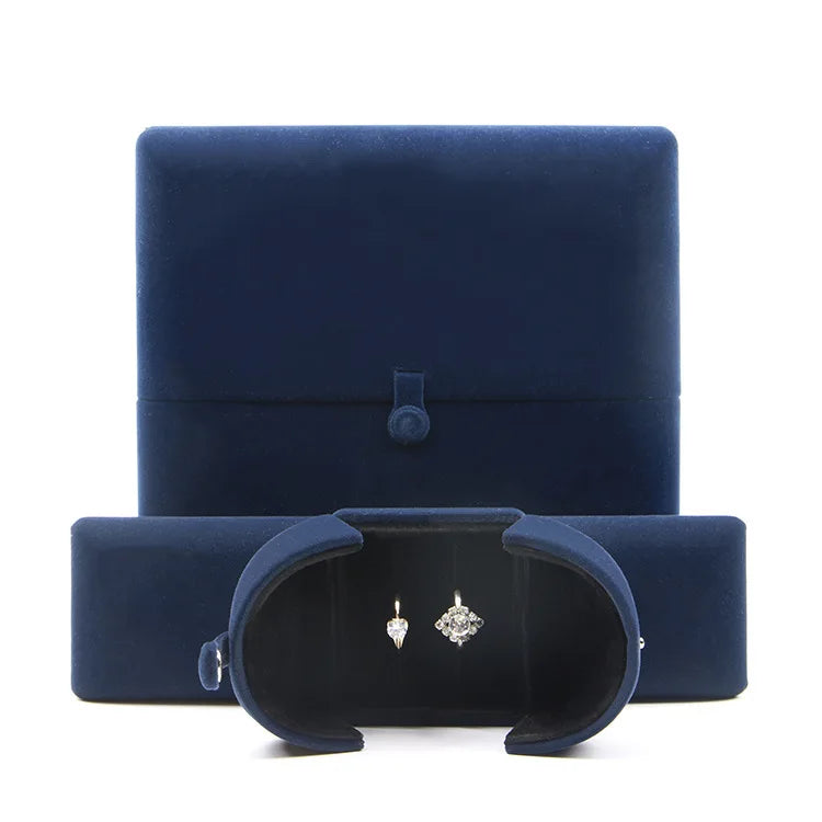 Long Luxury Necklace Packaging Ring Jewellery Necklace Box Red Black Custom Jewelry Box Packaging Luxury Set Jewelry Packaging