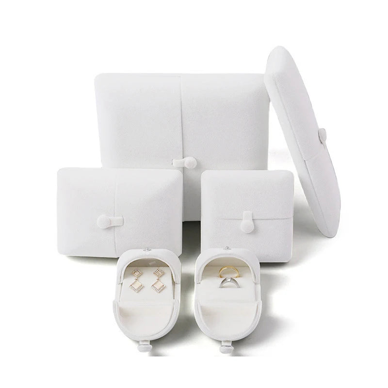 Long Luxury Necklace Packaging Ring Jewellery Necklace Box Red Black Custom Jewelry Box Packaging Luxury Set Jewelry Packaging