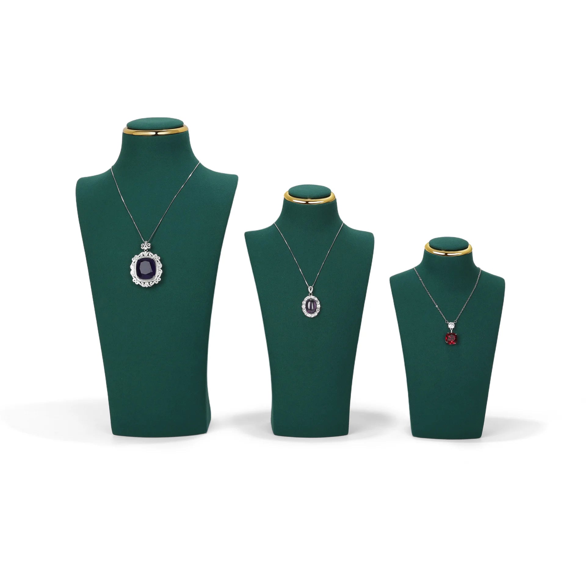 Présentoir à bijoux, Mannequin à bijoux, Ensemble de présentoirs à bijoux, Présentoir à bijoux en velours, Porte-collier, Présentoir à bijoux, Collier