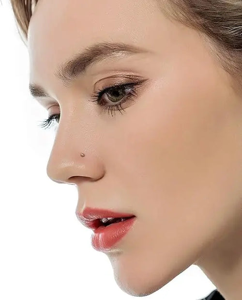 20G 38 Pièces Acier Inoxydable Clous de Nez en Forme de Vis Anneaux de Nez CZ Créole Tragus Cartilage Anneau de Nez Labret Bijoux de Piercing de Nez