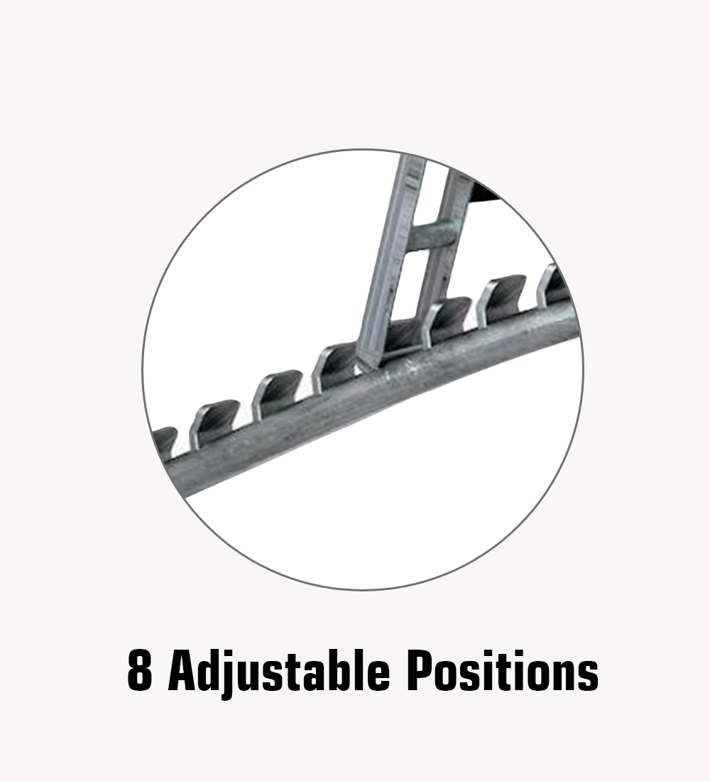 Verstellbare Trainingsbank, 270 kg Tragkraft