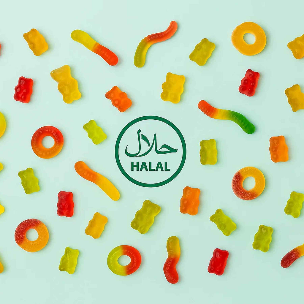 Rayhana Gummy Candy Letters - Halal