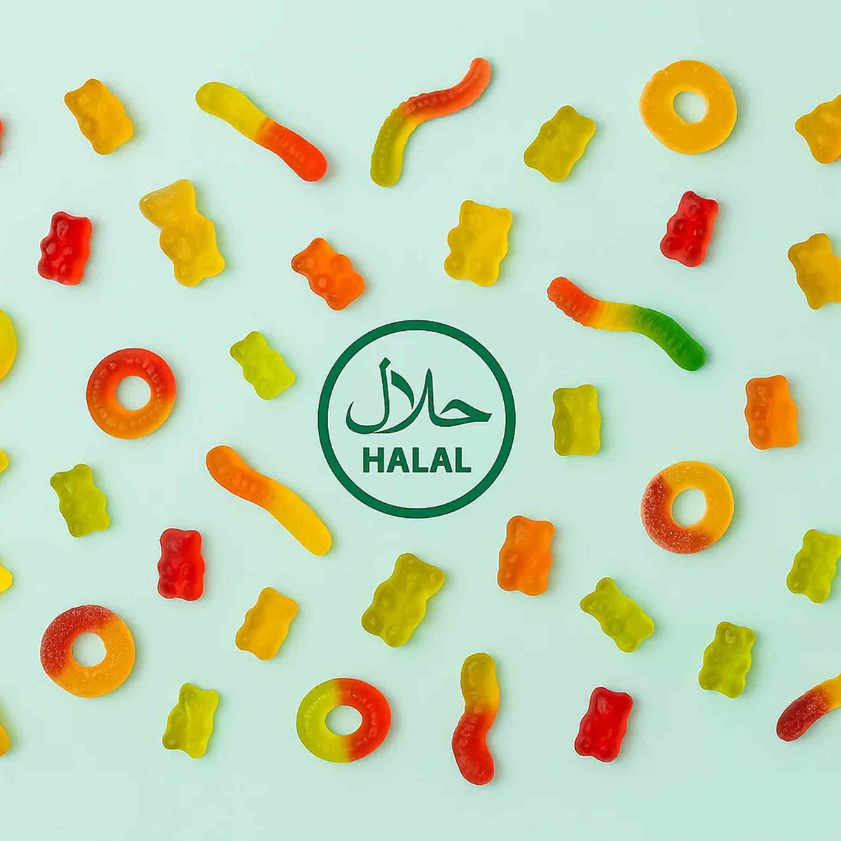 Rayhana Gummy Candy Cola Bottles - Halal