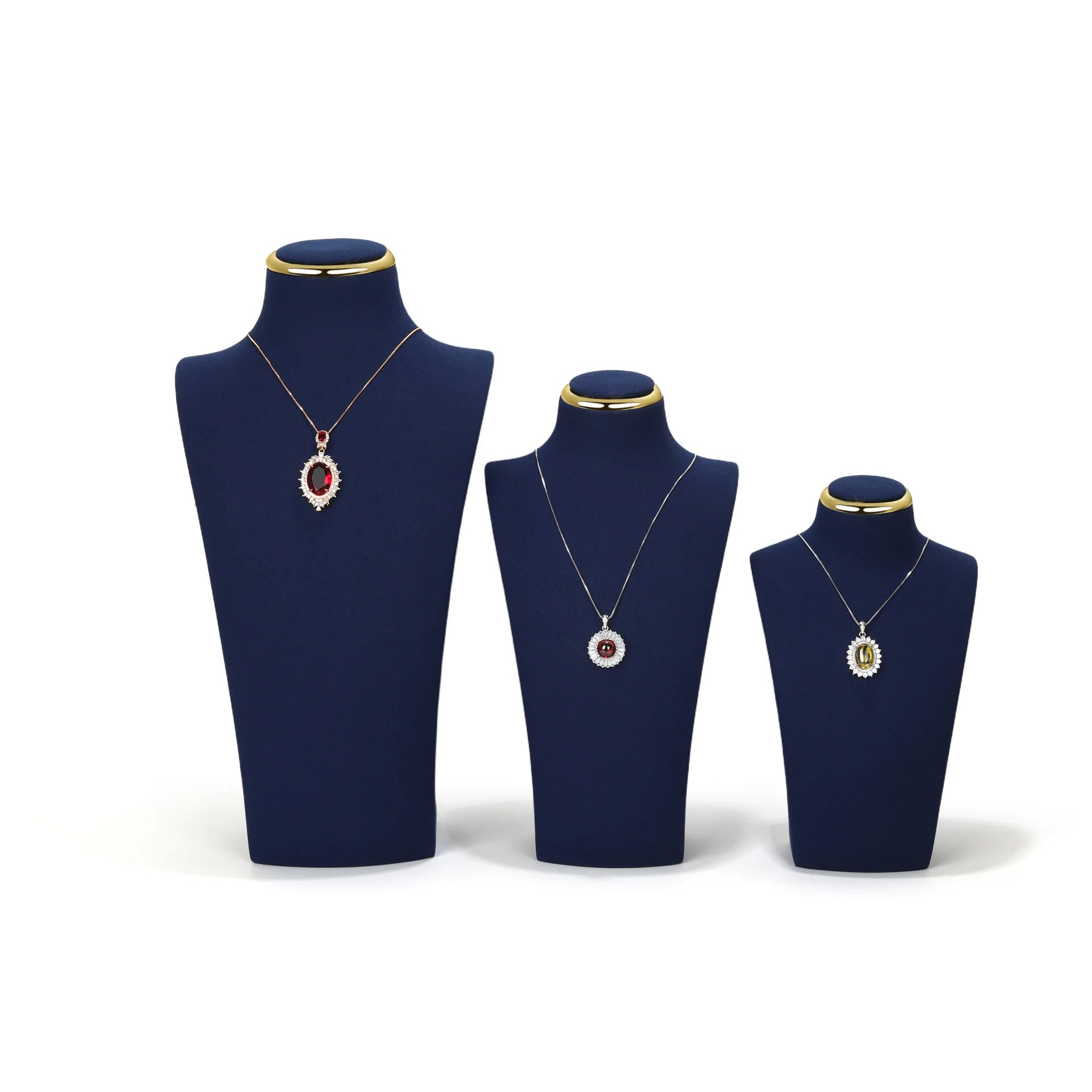 Présentoir à bijoux, Mannequin à bijoux, Ensemble de présentoirs à bijoux, Présentoir à bijoux en velours, Porte-collier, Présentoir à bijoux, Collier