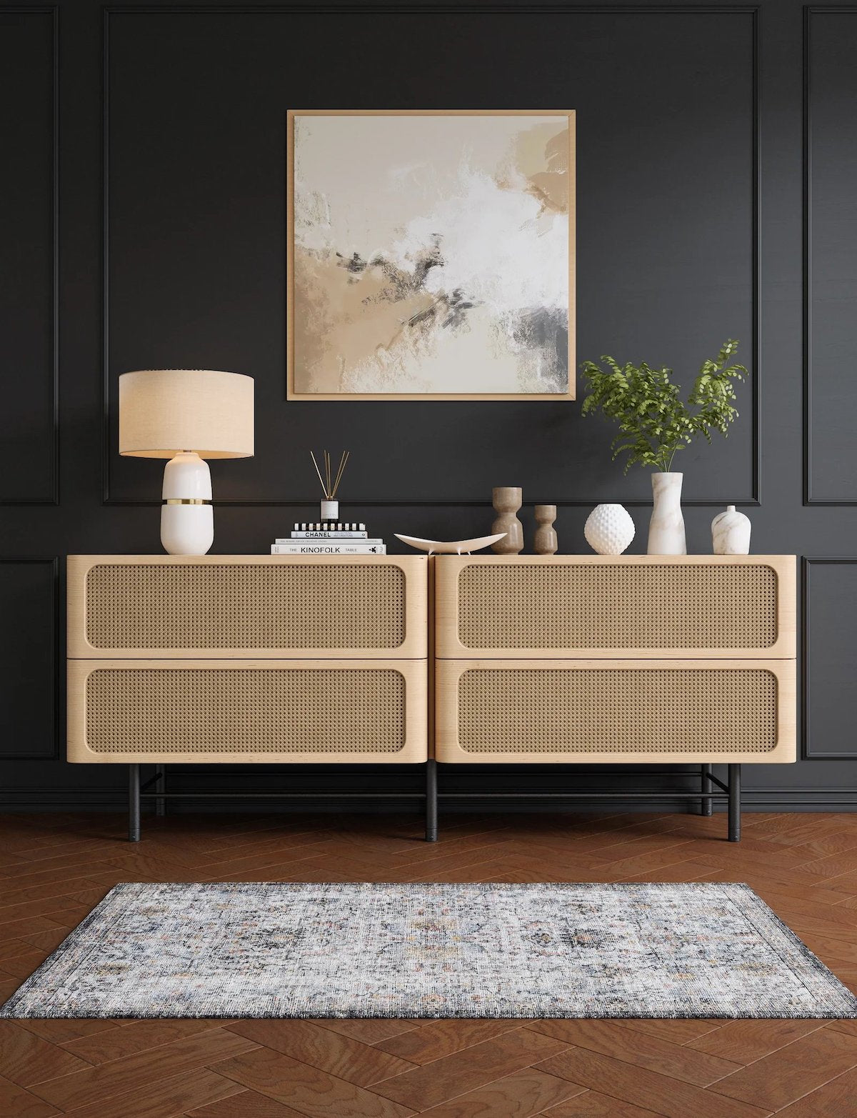 Hialeah Silver Pastel Blue Rug