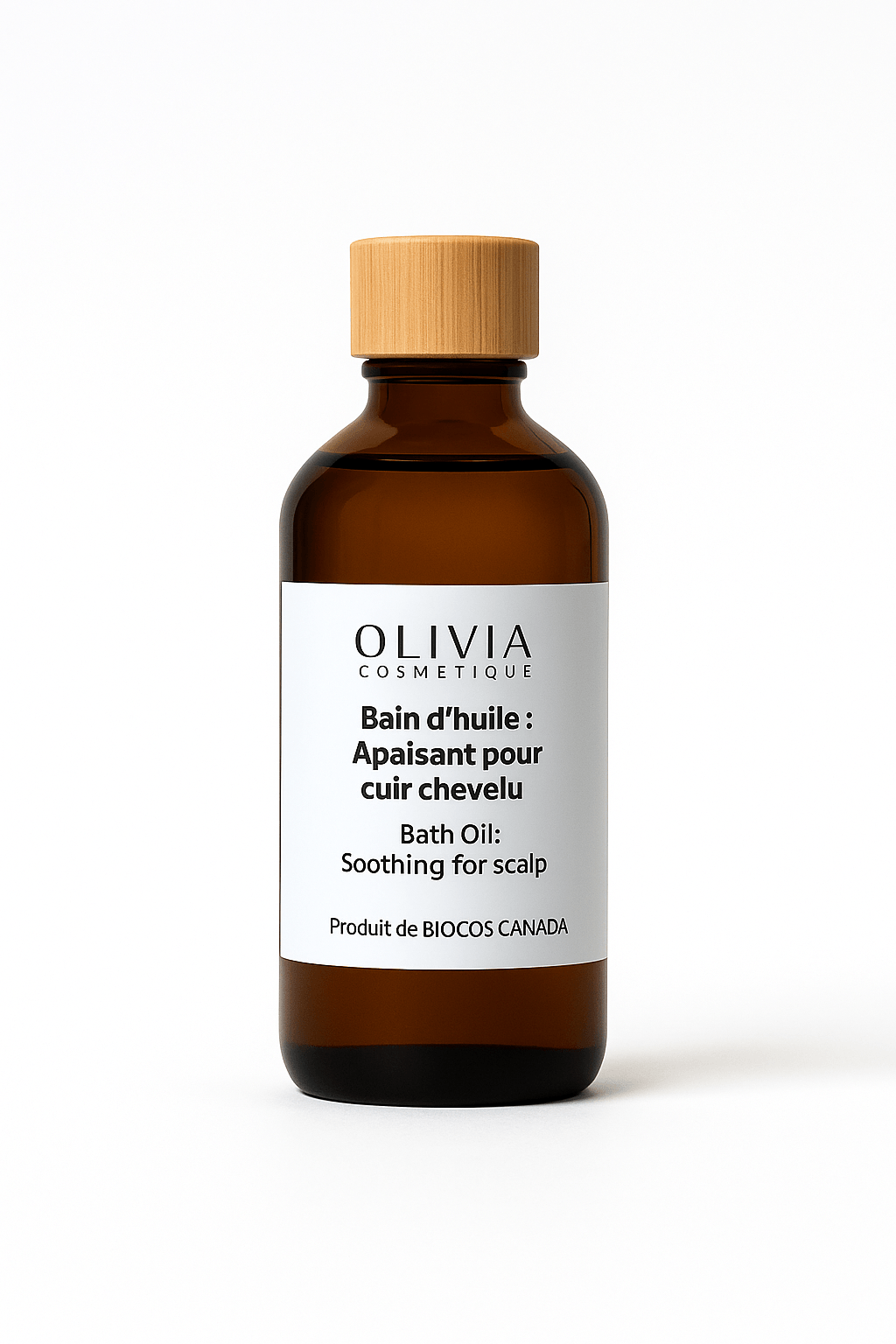 Huile apaisant pour cuir chevelu (Bain)