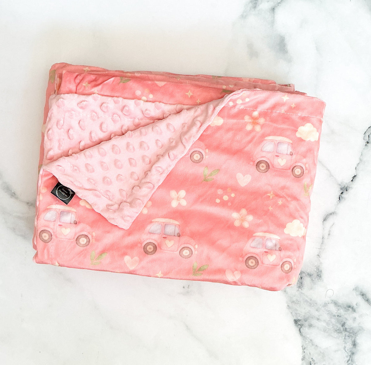 Douce couverture minky géante escapade 🌸