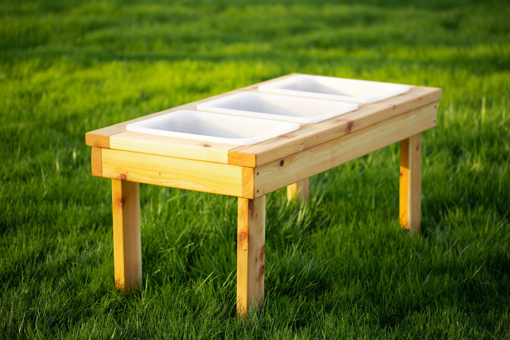 Indoor/Outdoor Triple Bin Sensory Table