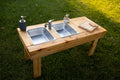 Simple Mud Kitchen (no shelf)