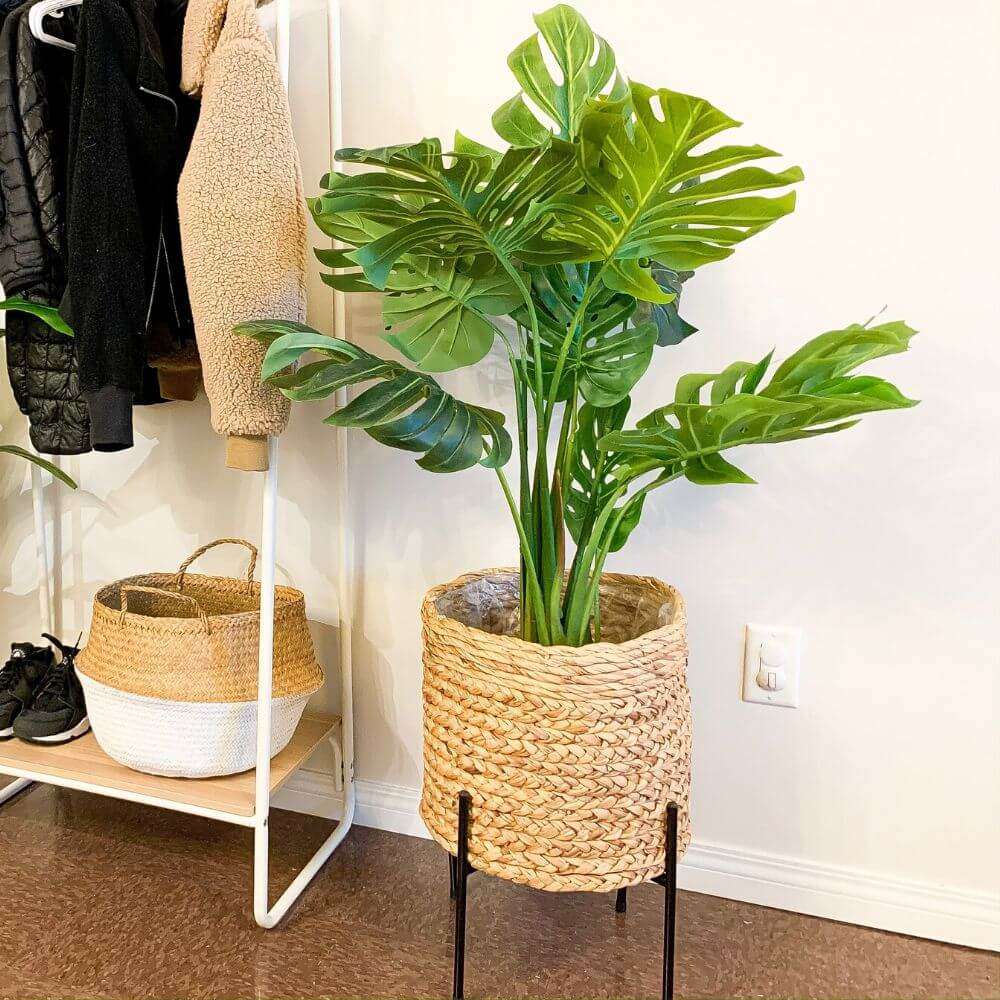 Isha Natural Braided Planter