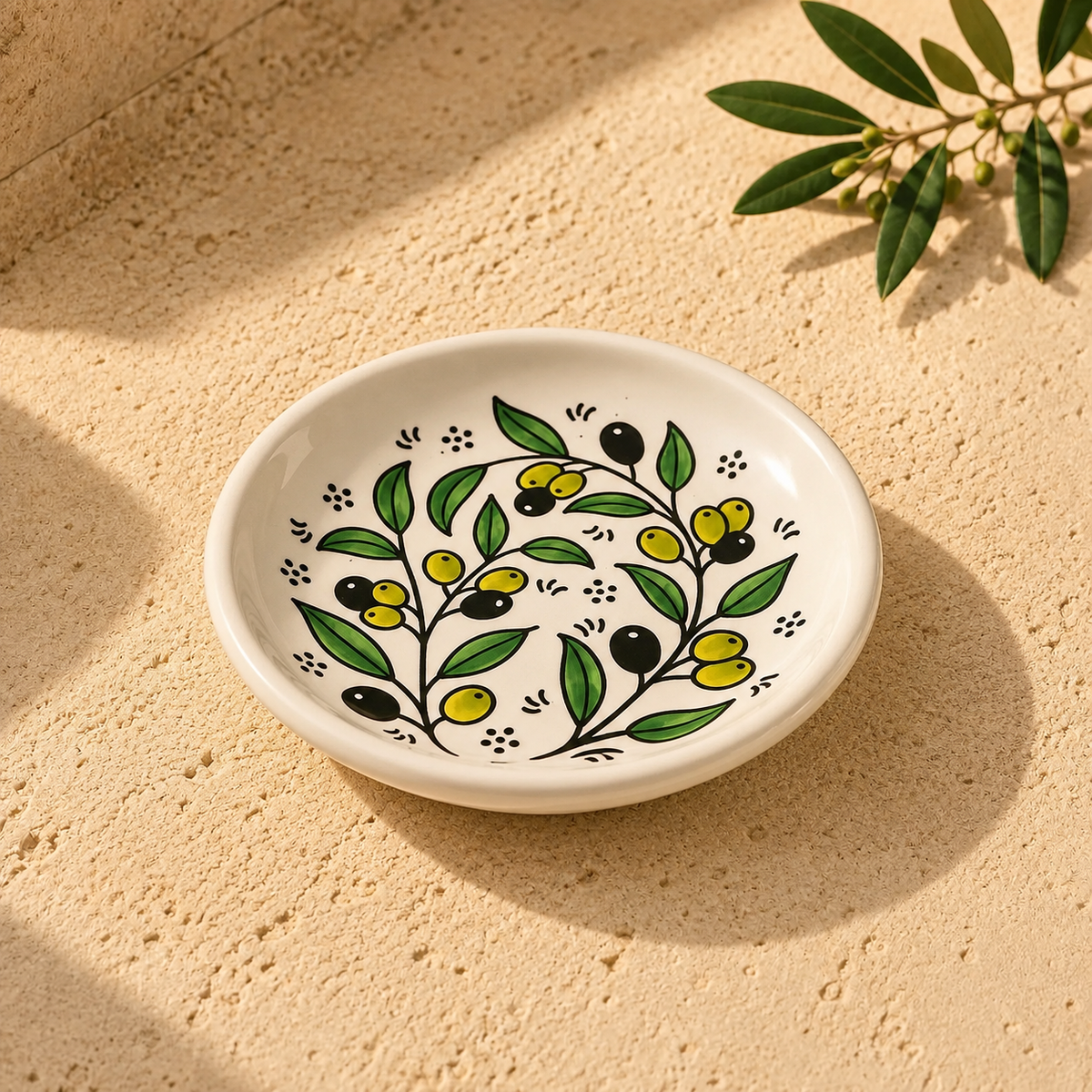 Zatoun Ceramic Serving Plate – Salad, Pasta & Mixing Bowl