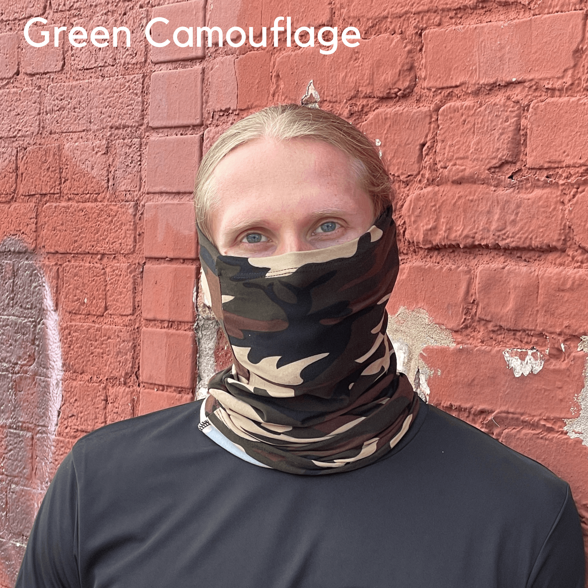 Sports Neck Gaiter Face Mask for Outdoor Activities Black Lavender