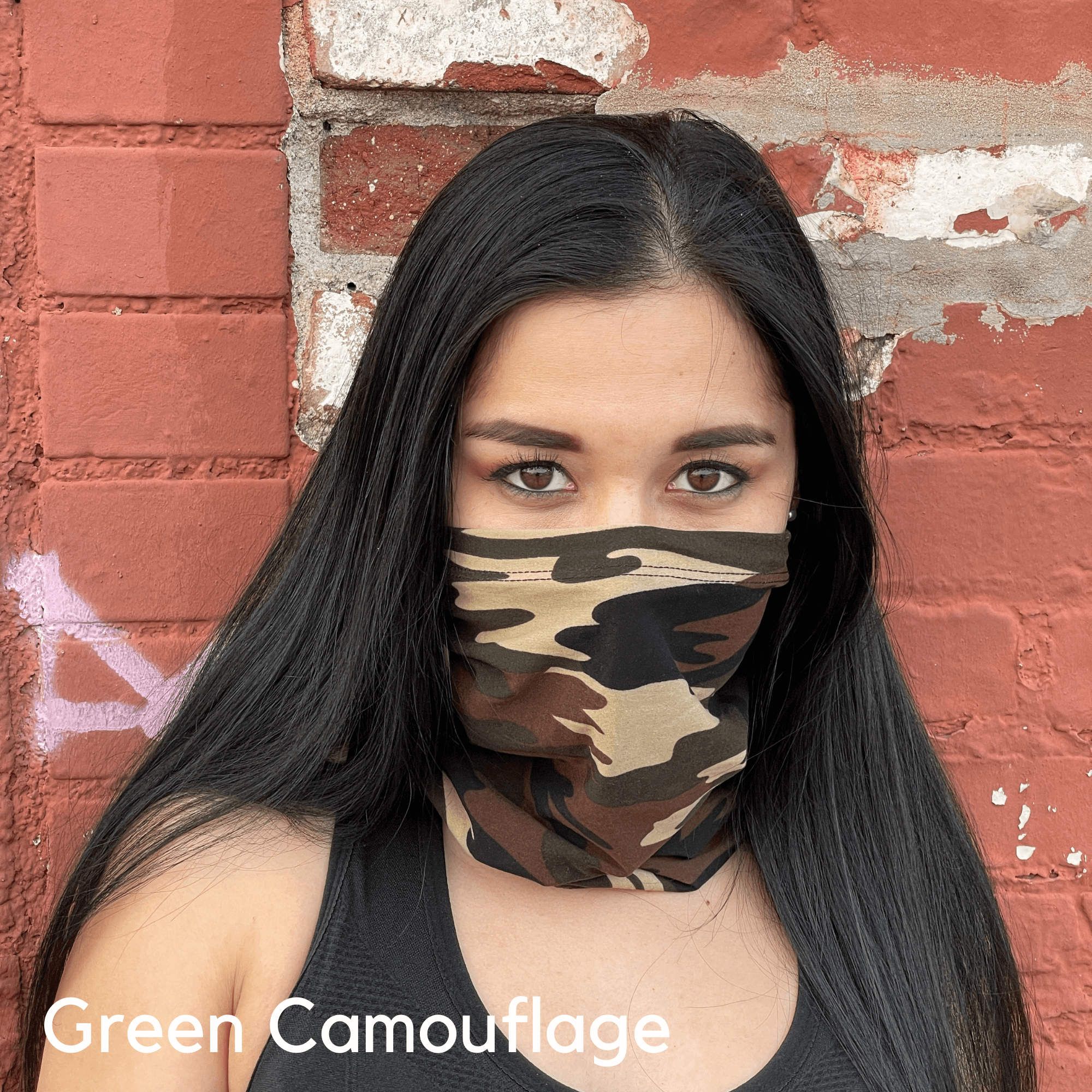Sports Neck Gaiter Face Mask for Outdoor Activities Black Lavender