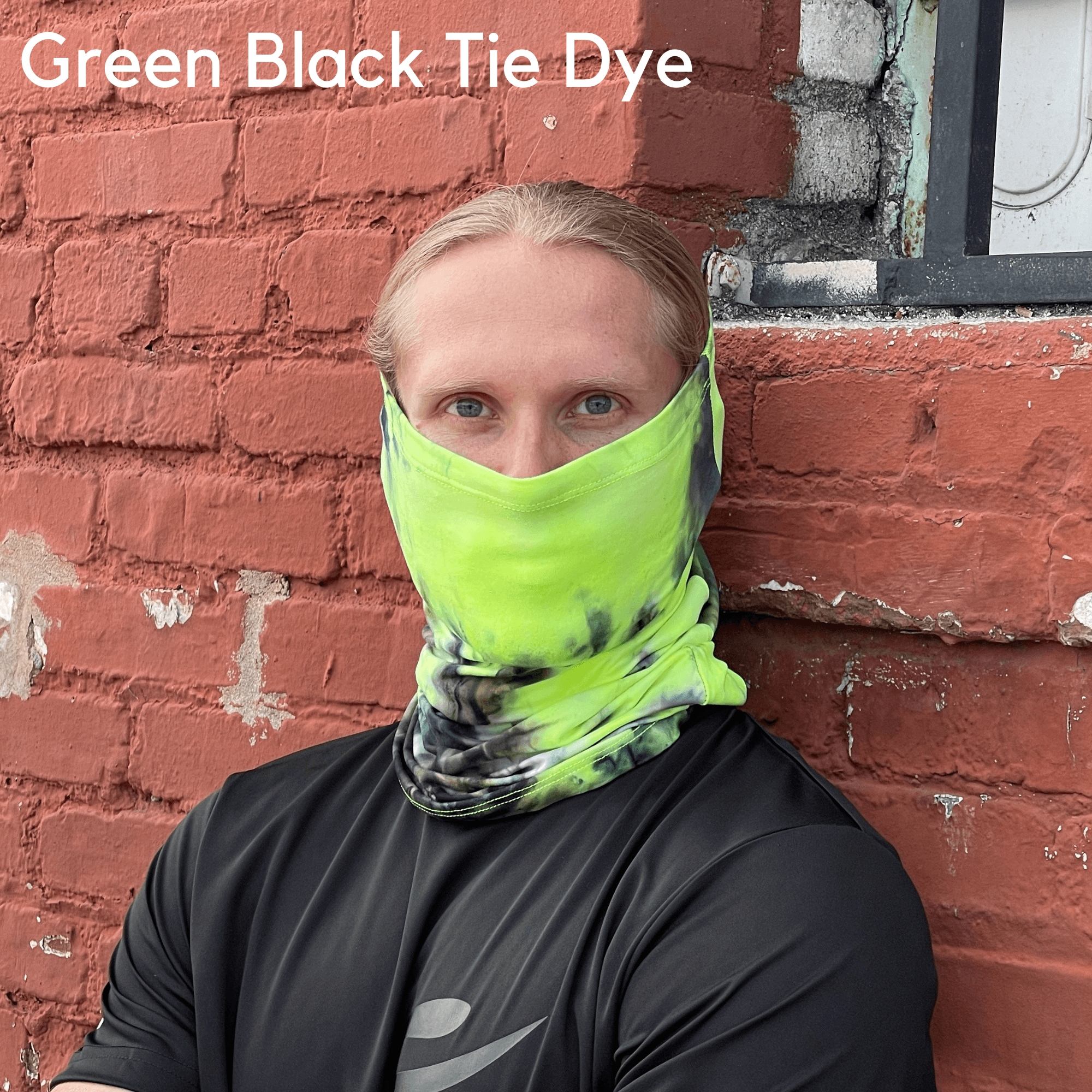 Sports Neck Gaiter Face Mask for Outdoor Activities Black Lavender
