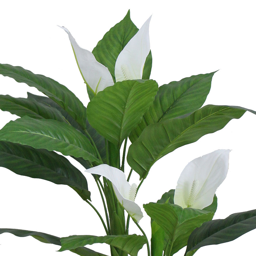 Belen Artificial Anthurium Leaf Potted Plant (Multiple Sizes)