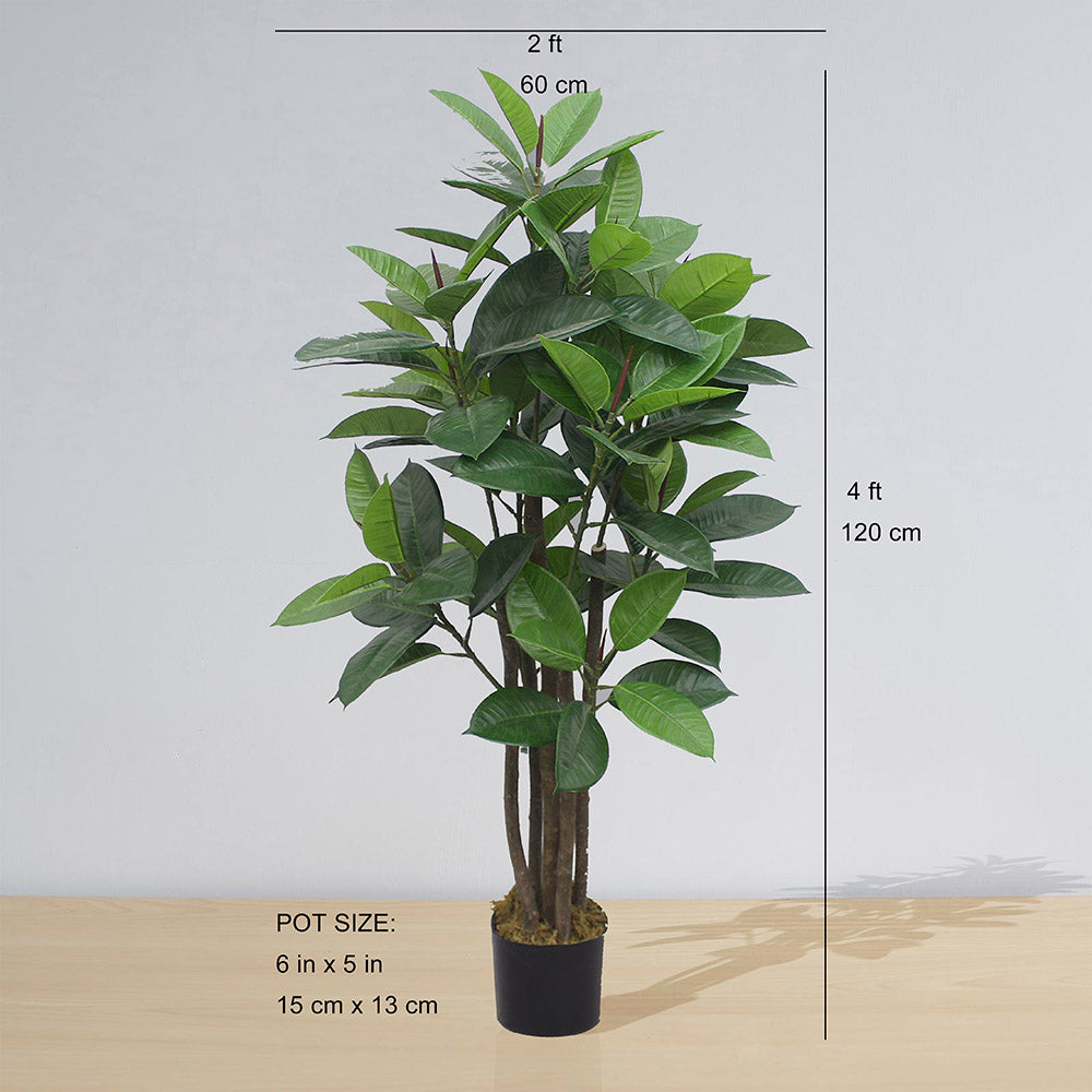 Encanto Artificial Rubber Potted Plant (Multiple Sizes)