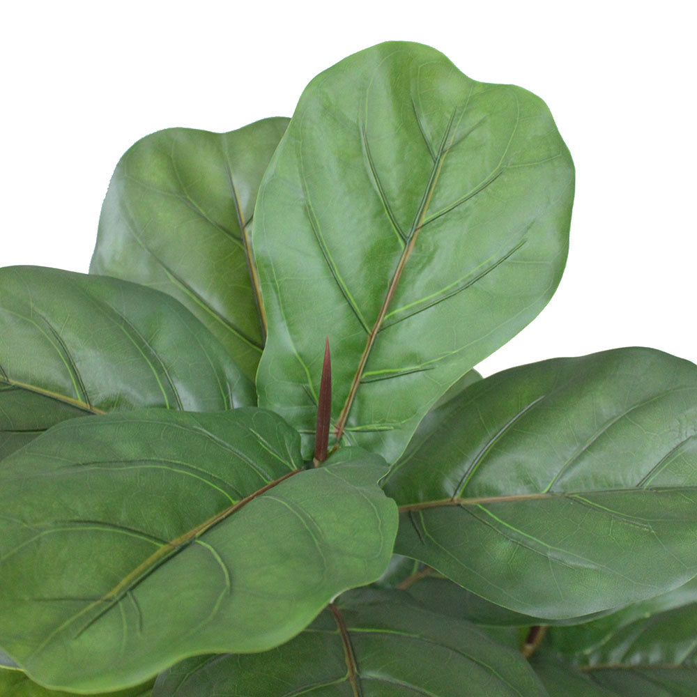 Anza Artificial Fiddle Leaf Potted Plant (Multiple Sizes)