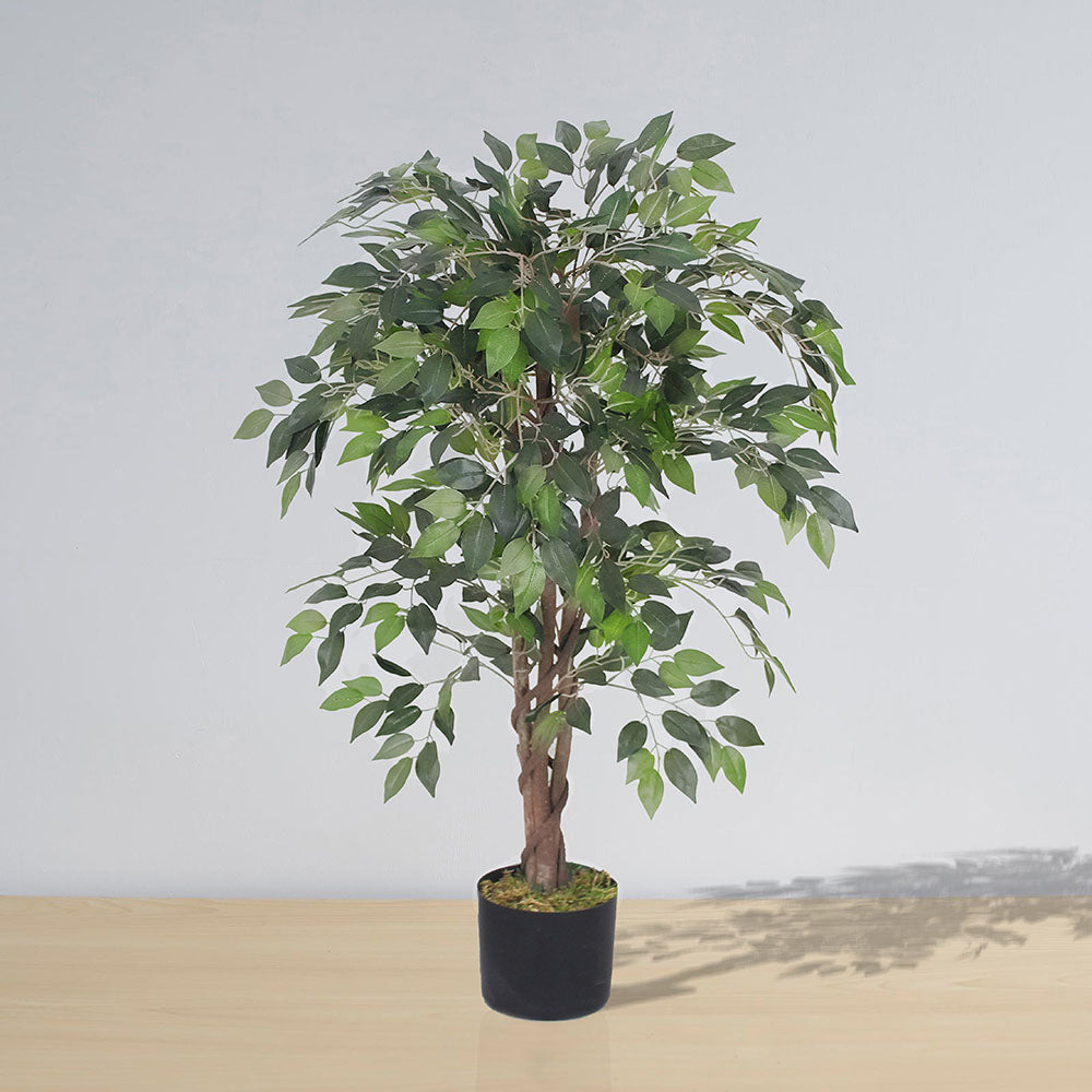 Yali Artificial Ficus Potted Plant 4'
