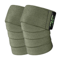 Bandes de genou FortiFlex (paire) – Vert tactique
