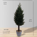Leeds Faux Potted Cedar Topiary Plant (Multiple Size)