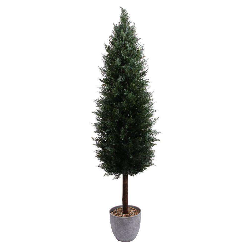 Leeds Faux Potted Cedar Topiary Plant (Multiple Size)