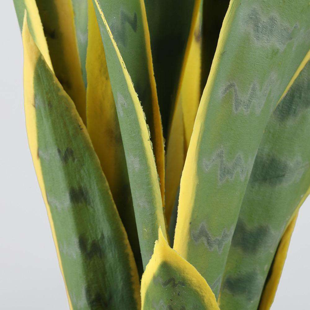 Leti Artificial Snake Sansevieria Potted Plant 21''