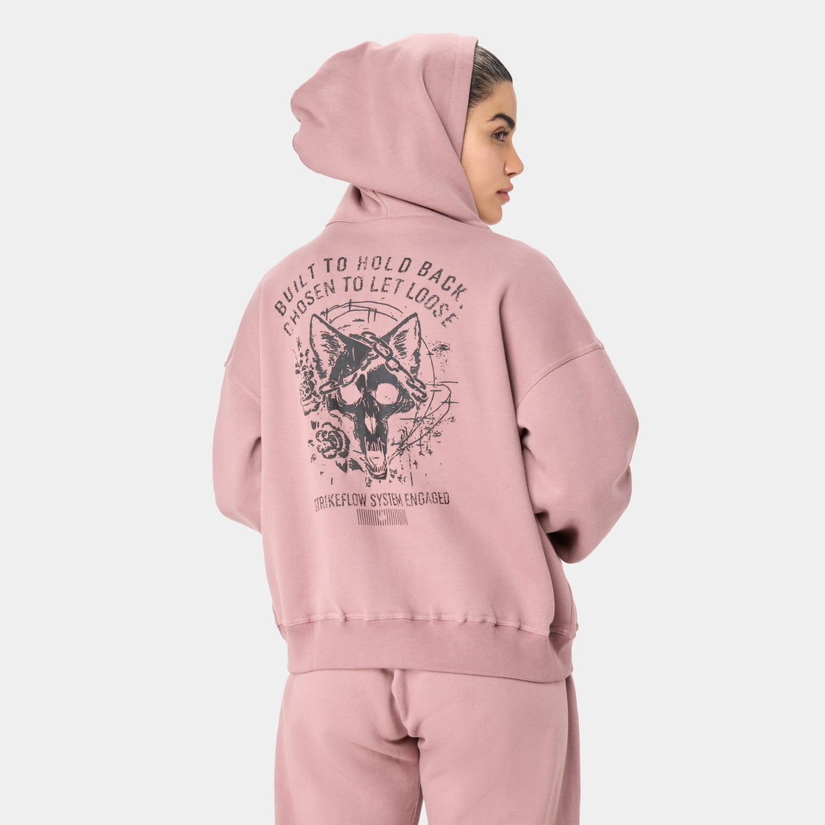 SUDADERA CON CAPUCHA LOCKFEM_05 — STORM ROSE
