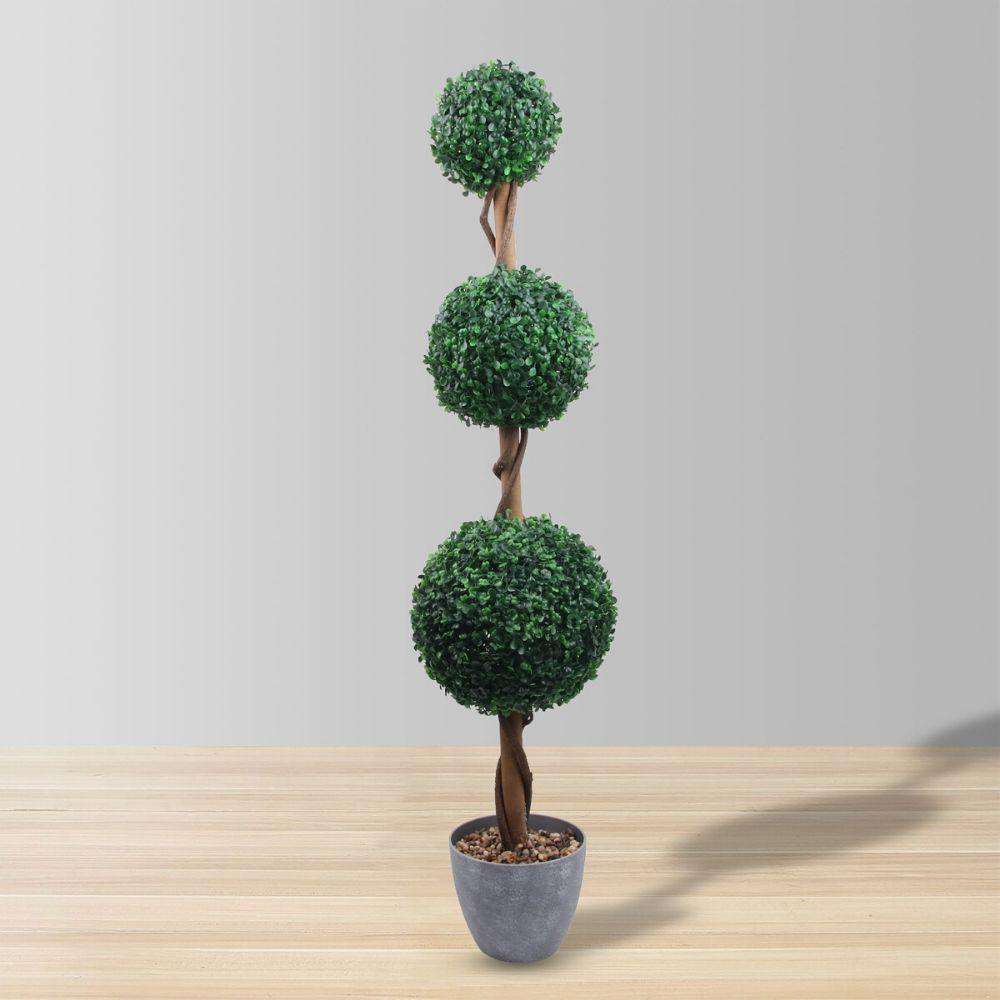 London Faux Potted Boxwood Topiary Plant (Multiple Sizes)