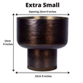Lupe - Copper Mid-Century Mushroom Planter (Multiple Sizes)