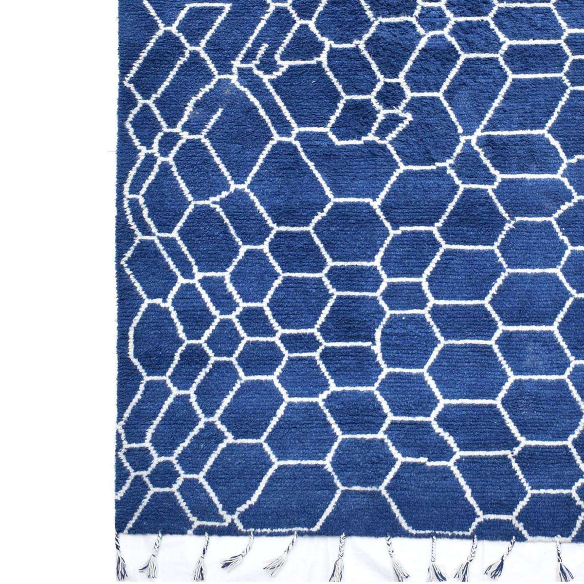 Marine Woven Wool 6X9 Rug