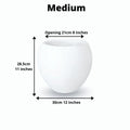 Merida Round Cement Planter (Multiple Sizes)