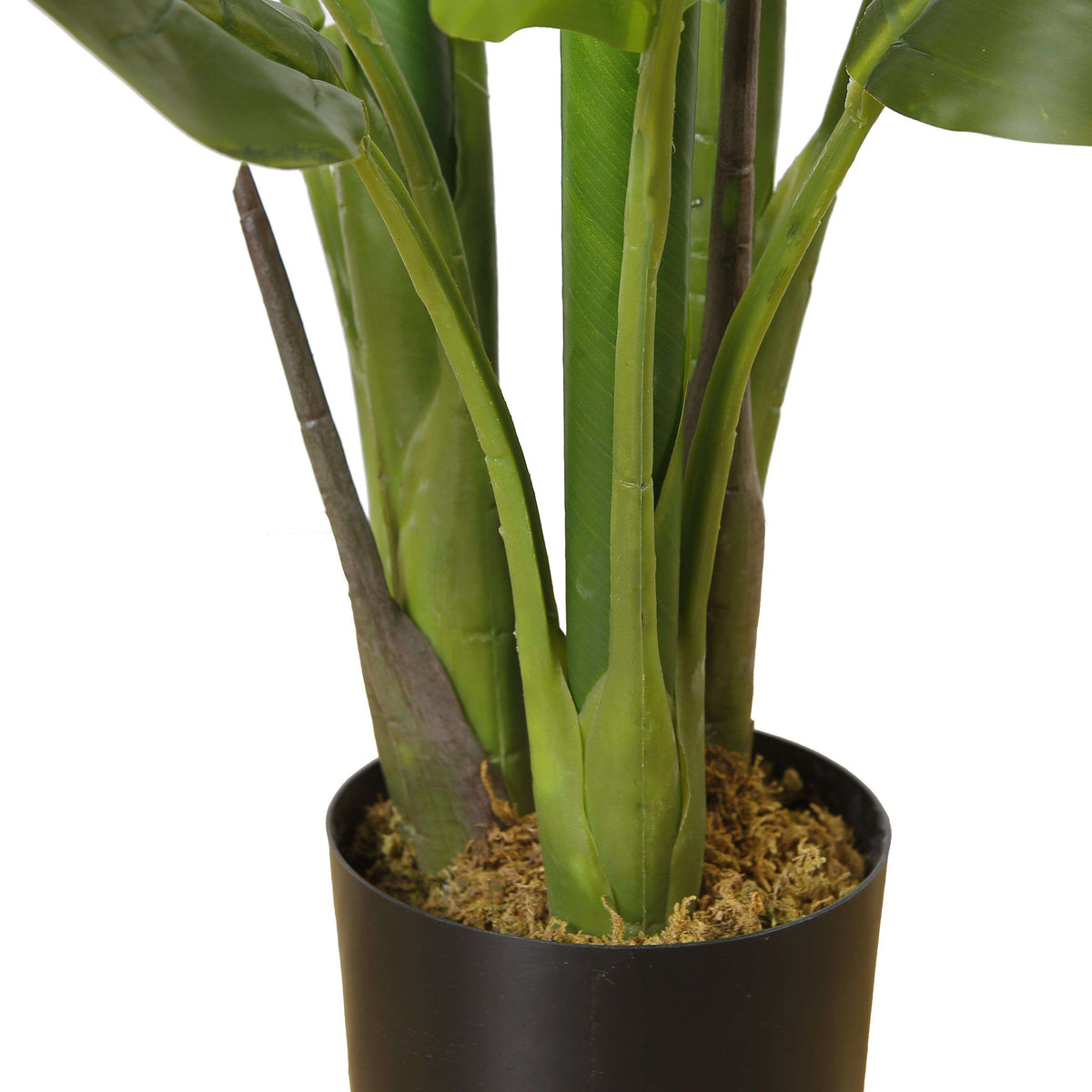 Miki Artificial Spathiphyllum Leaf Potted Plant 3'