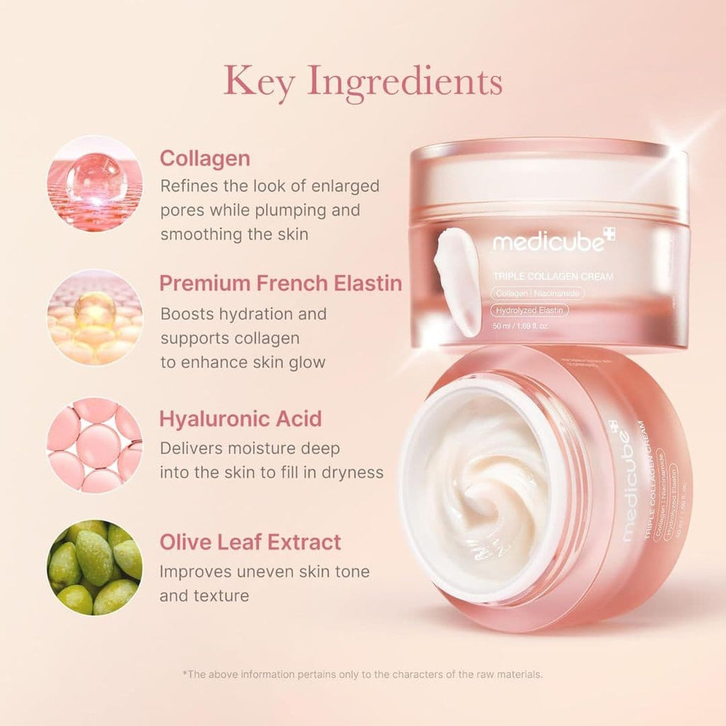Medicube Triple Collagen Cream Harlequin Chestnut