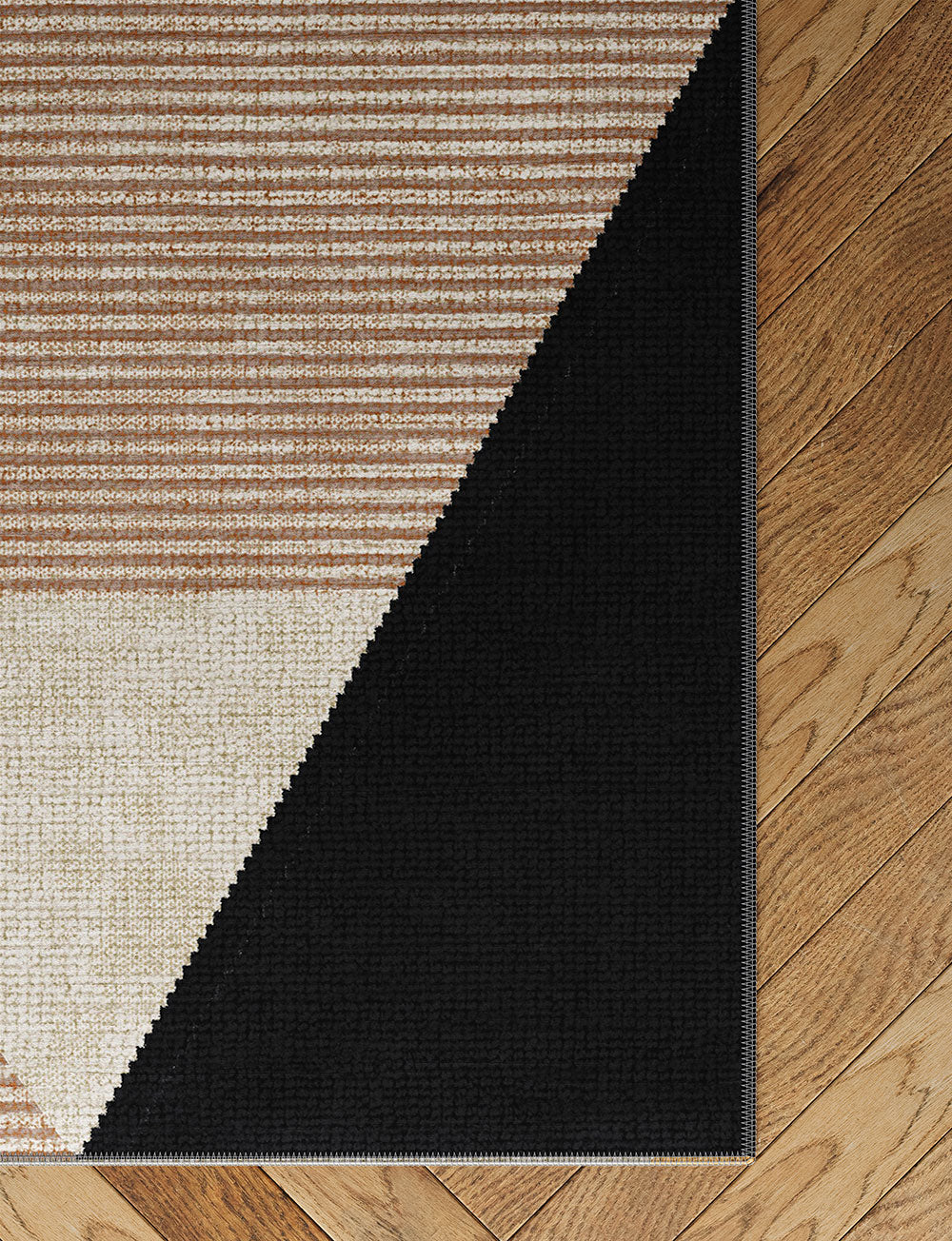 Mizza Black Yellow Multicolor Rug