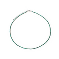 Malachite Bead Necklace - 2-3mm