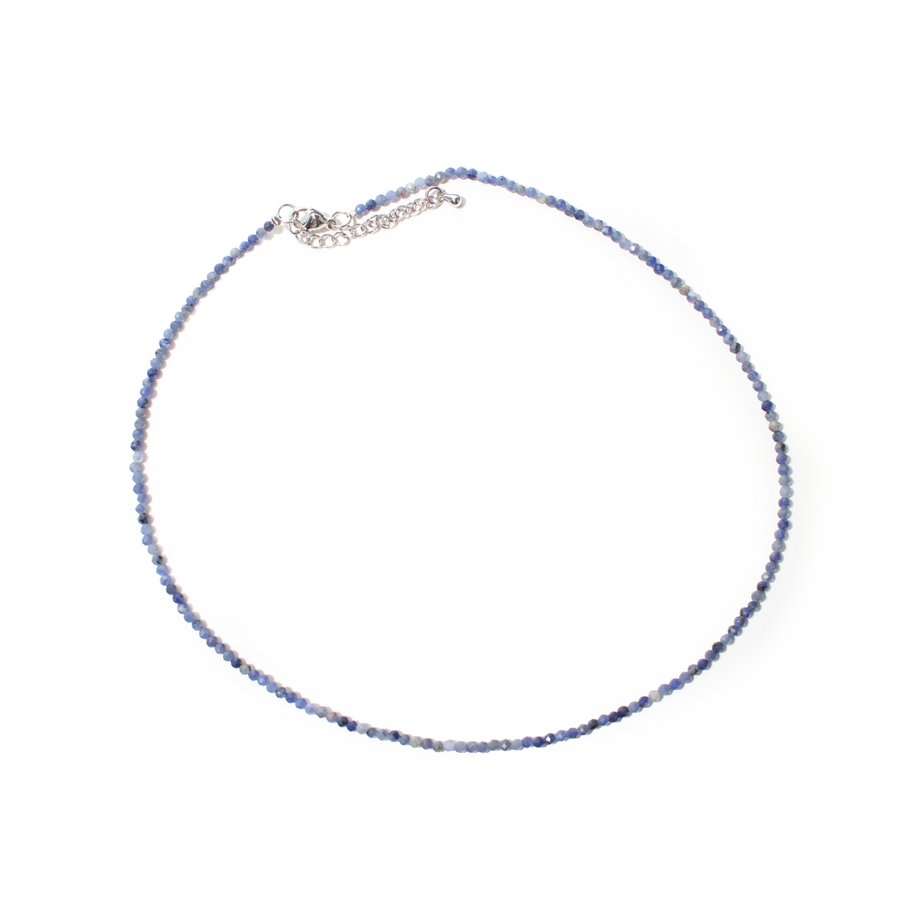 Sodalite Bead Necklace - 2-3mm
