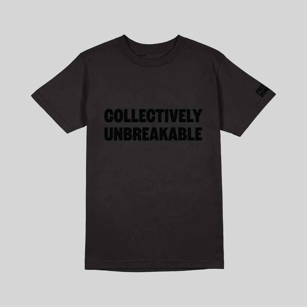 CAMISETA PARA HOMBRE COLLECTIVELY UNBREAKABLE - NEGRA