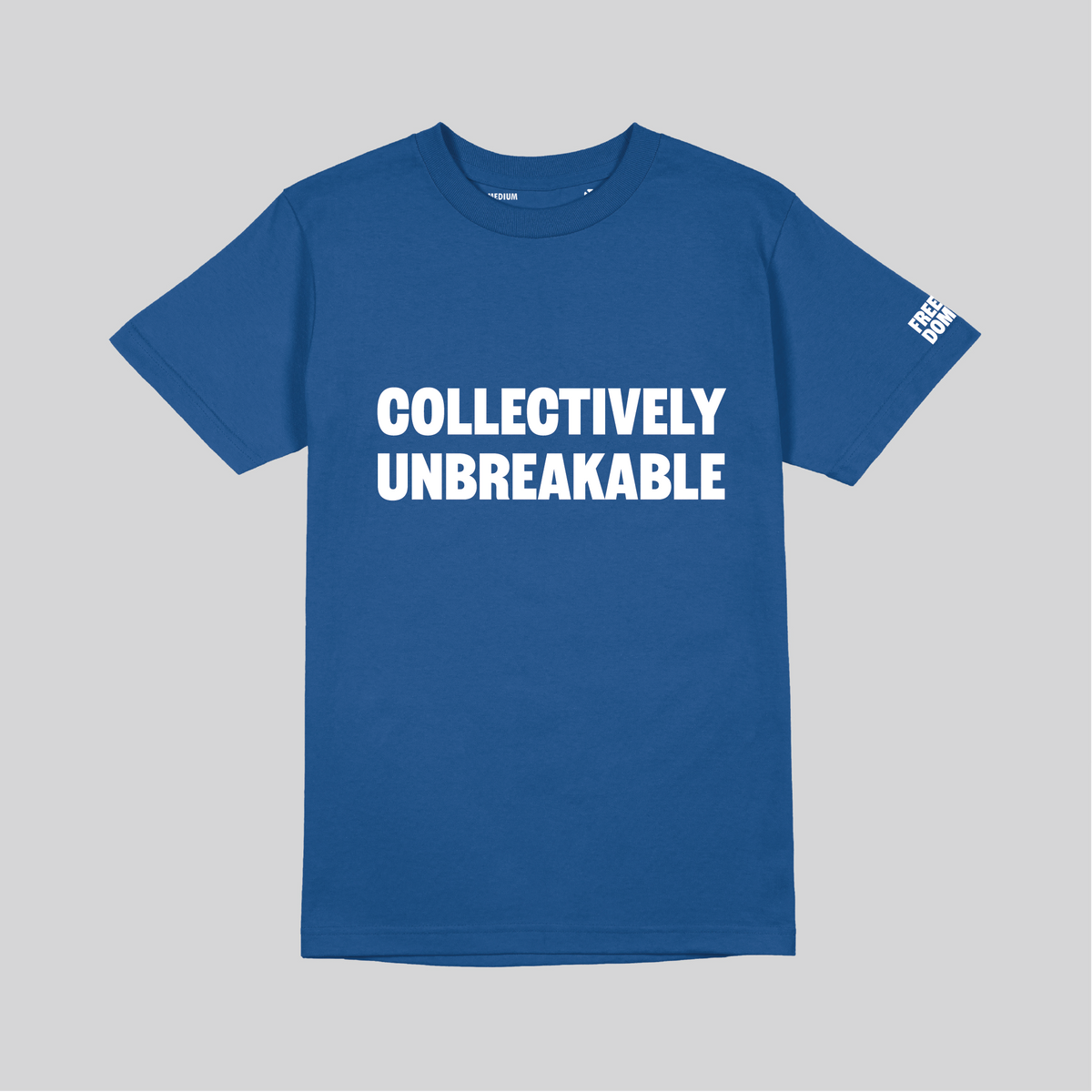 CAMISETA PARA HOMBRE COLLECTIVELY UNBREAKABLE - AZUL