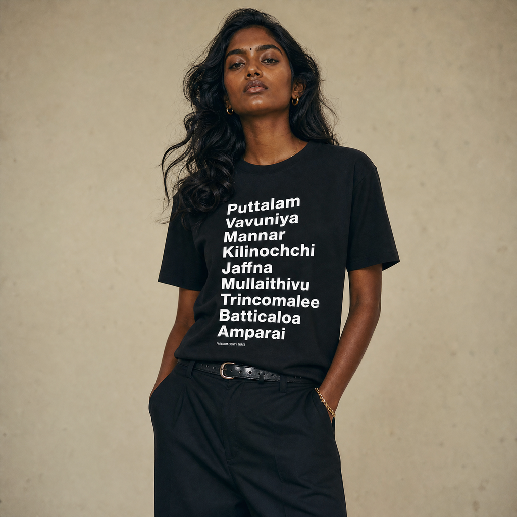 Les provinces du nord du Sri Lanka – Noir