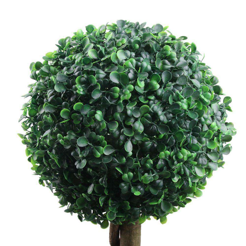 Oxford Faux Potted Boxwood Topiary Plant 3'