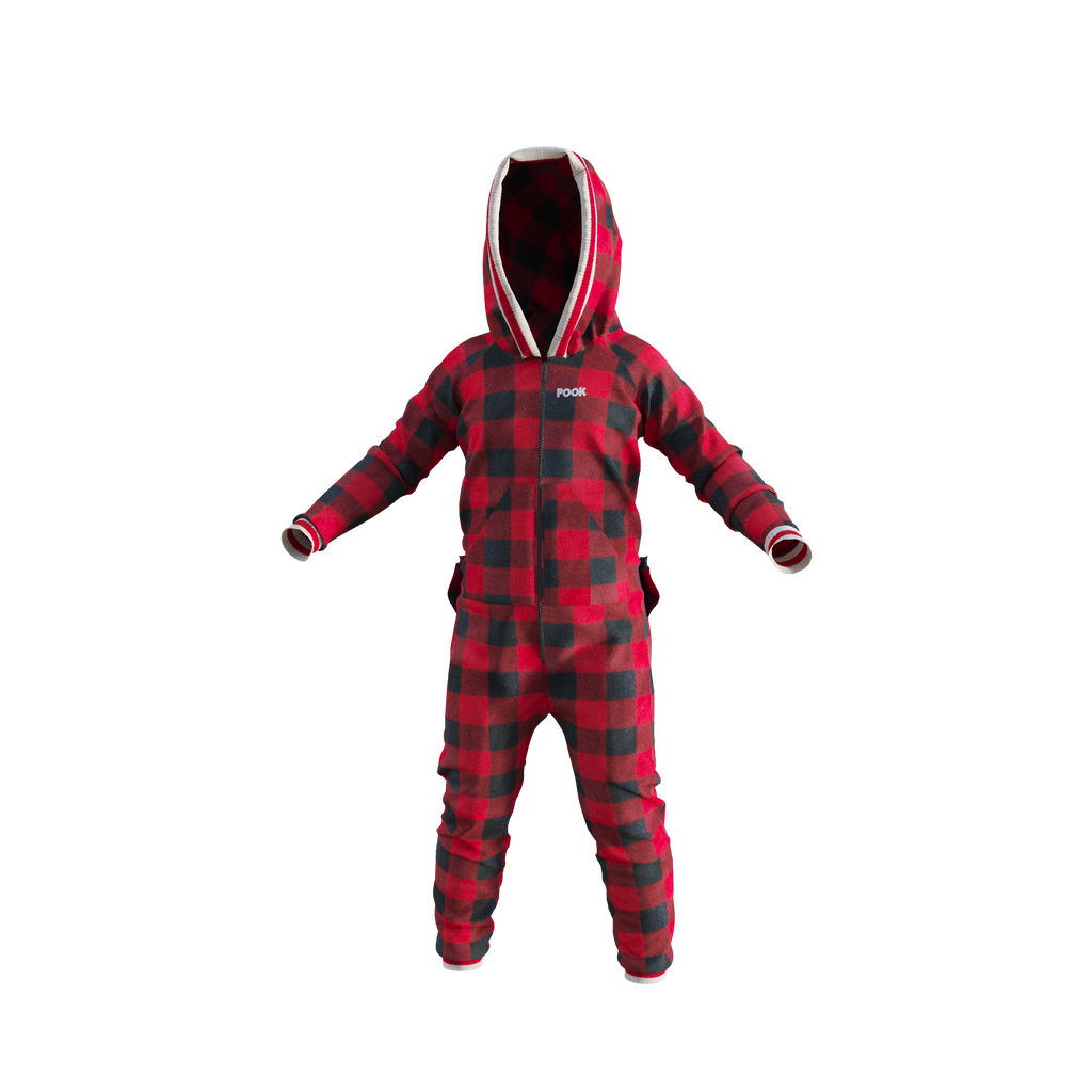 Pook Kids Unisex Onesie Red