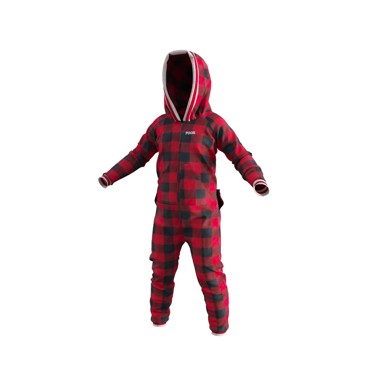 Pook Kids Unisex Onesie Red