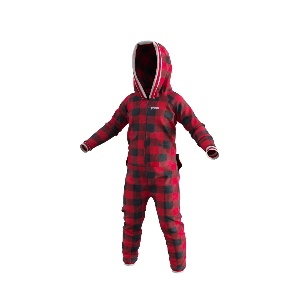 Pook Kids Unisex Onesie Red