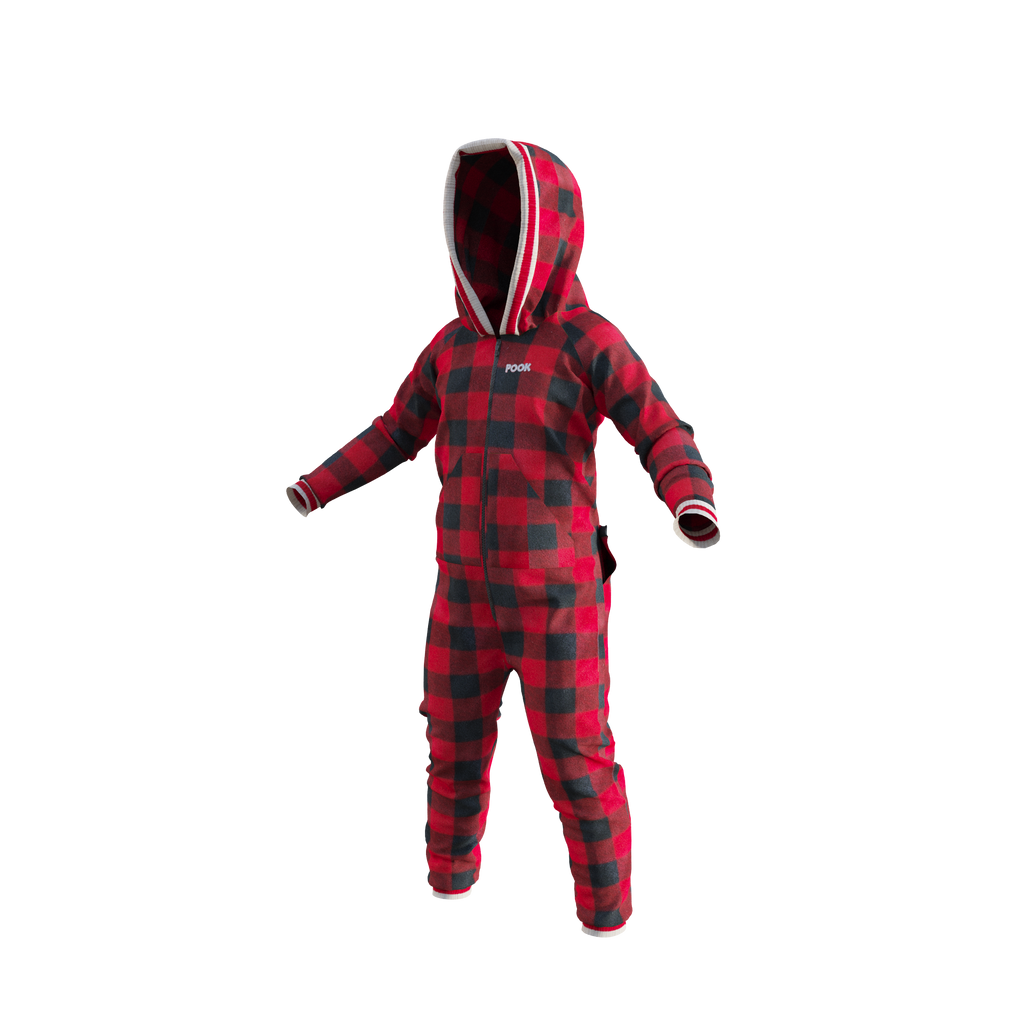 Pook Kids Unisex Onesie Red