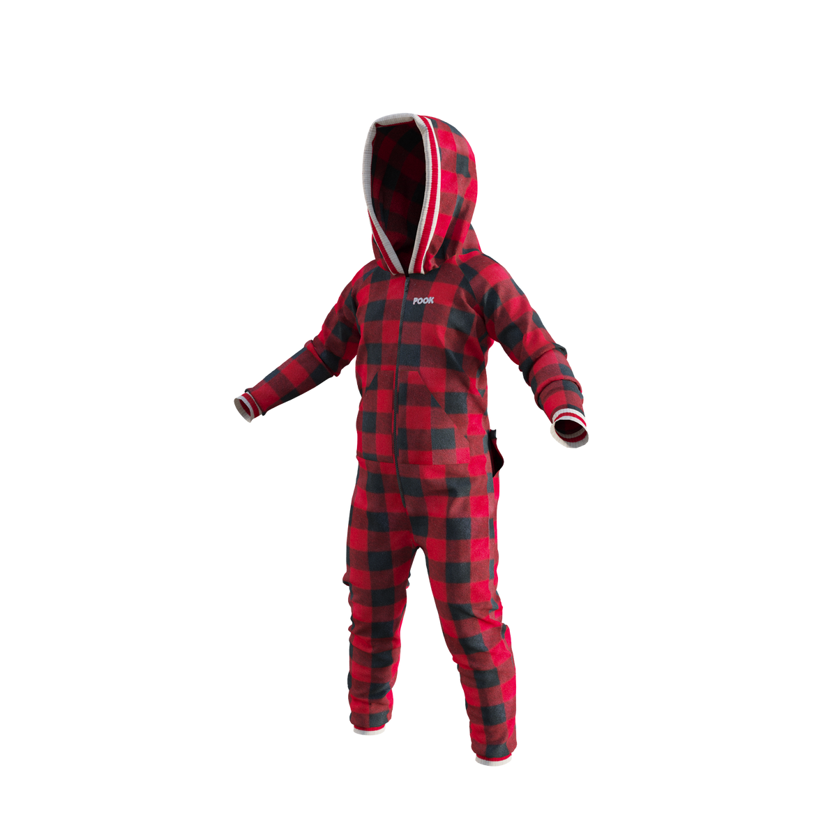 Pook Kids Unisex Onesie Red