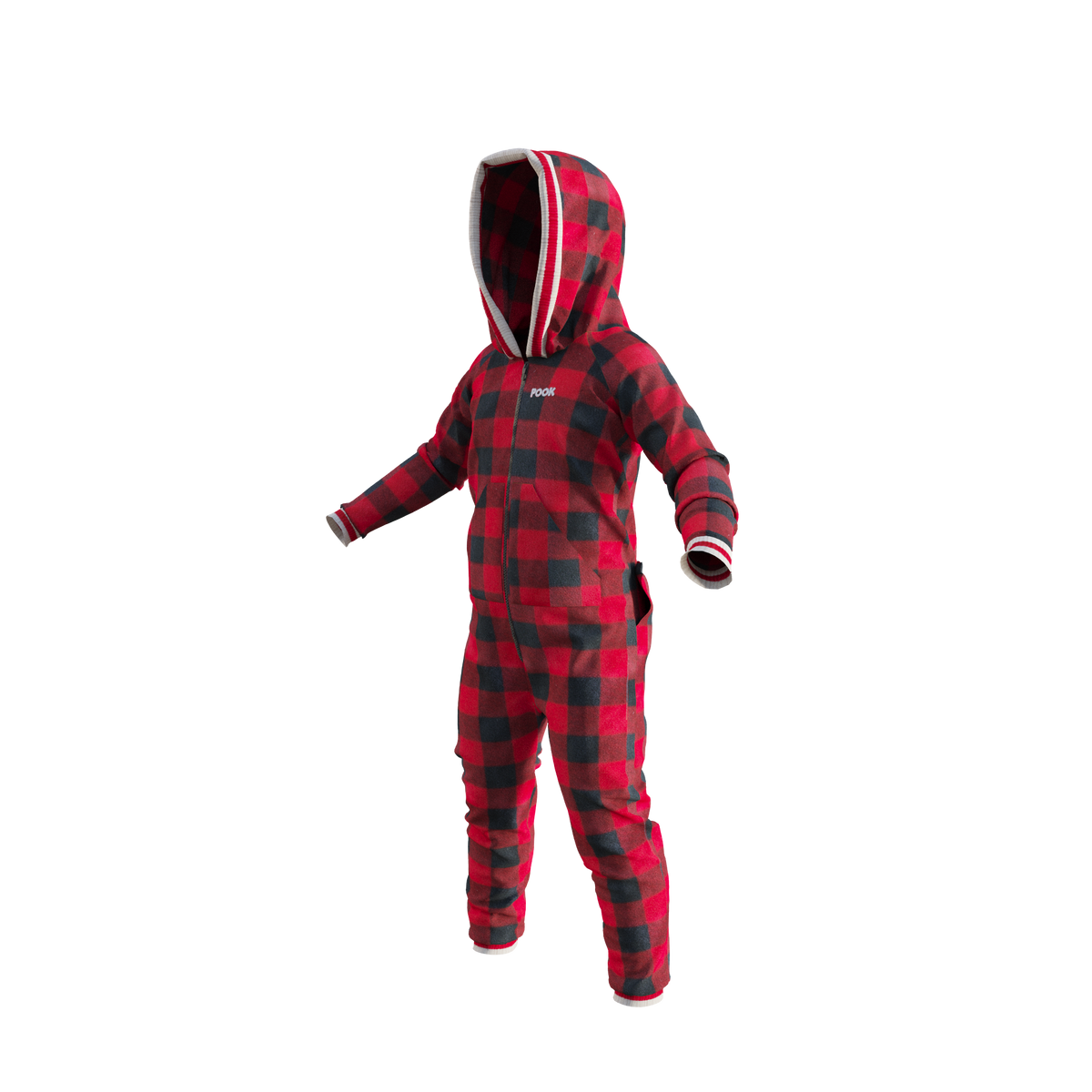 Pook Kids Unisex Onesie Red