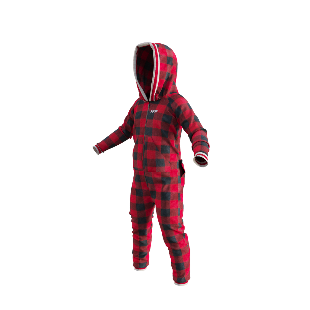 Pook Kids Unisex Onesie Red